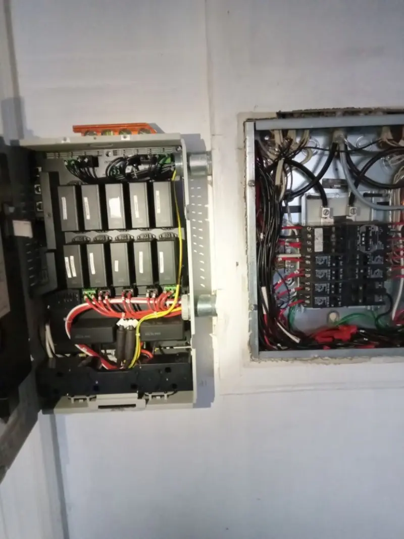 Electrical panel upgrade completed for Indoor Lighting Installation in Indianola